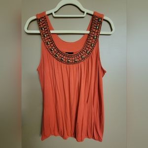 Top sz Large coral 3/$20